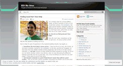 Desktop Screenshot of hisbizideas.wordpress.com