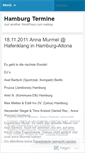 Mobile Screenshot of hamburgtermine.wordpress.com