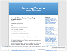 Tablet Screenshot of hamburgtermine.wordpress.com