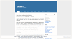 Desktop Screenshot of nanatech.wordpress.com