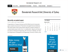 Tablet Screenshot of biomaterialslab.wordpress.com