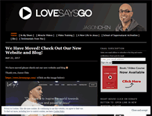 Tablet Screenshot of lovesaysgo.wordpress.com