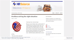 Desktop Screenshot of hrbalance.wordpress.com