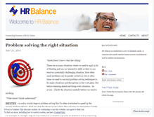 Tablet Screenshot of hrbalance.wordpress.com