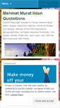 Mobile Screenshot of muratildanquotations.wordpress.com