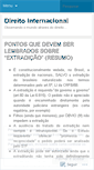 Mobile Screenshot of internacionaldireito.wordpress.com