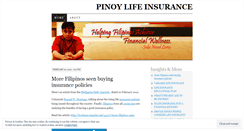 Desktop Screenshot of pinoyinsurance.wordpress.com
