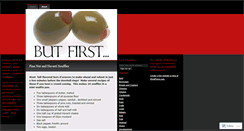 Desktop Screenshot of butfirst.wordpress.com