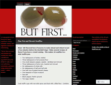 Tablet Screenshot of butfirst.wordpress.com