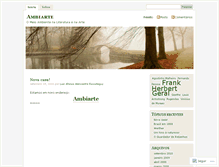 Tablet Screenshot of ambiarte.wordpress.com