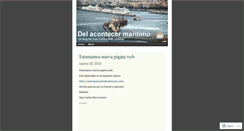 Desktop Screenshot of delacontecerportuario.wordpress.com