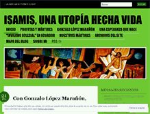 Tablet Screenshot of isamis.wordpress.com