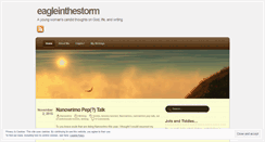 Desktop Screenshot of eagleinthestorm.wordpress.com