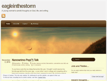 Tablet Screenshot of eagleinthestorm.wordpress.com