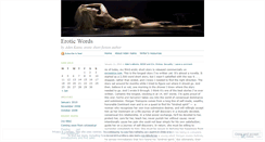 Desktop Screenshot of eroticwords.wordpress.com