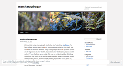 Desktop Screenshot of marsharaydragan.wordpress.com