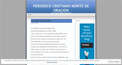 Desktop Screenshot of montedeoracion.wordpress.com