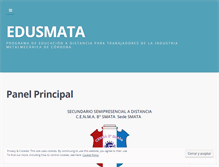 Tablet Screenshot of edusmata.wordpress.com