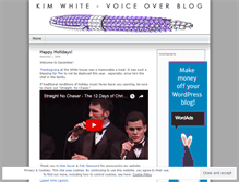 Tablet Screenshot of kimwhitevo.wordpress.com