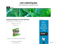 Tablet Screenshot of coincollectingtipsxwe.wordpress.com