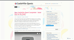 Desktop Screenshot of castlevillequests.wordpress.com