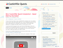 Tablet Screenshot of castlevillequests.wordpress.com