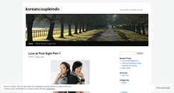 Desktop Screenshot of koreancoupleindo.wordpress.com