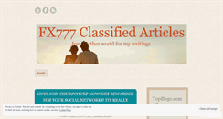 Desktop Screenshot of fx777.wordpress.com