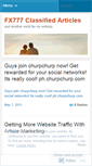 Mobile Screenshot of fx777.wordpress.com