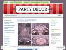 Tablet Screenshot of partydecor.wordpress.com