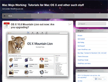 Tablet Screenshot of macmojo.wordpress.com