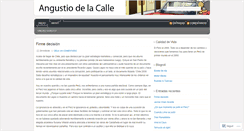 Desktop Screenshot of angustiodelacalle.wordpress.com