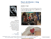 Tablet Screenshot of fleursdebitume.wordpress.com
