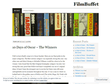 Tablet Screenshot of filmbuffet.wordpress.com