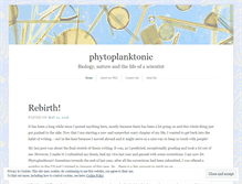 Tablet Screenshot of phytoplanktonic.wordpress.com
