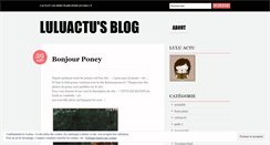 Desktop Screenshot of luluactu.wordpress.com