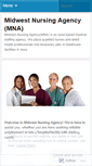 Mobile Screenshot of midwestnursingagency.wordpress.com