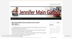 Desktop Screenshot of jennifermaingallery.wordpress.com