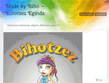 Tablet Screenshot of bihotzezeginda.wordpress.com