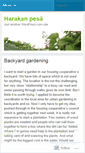 Mobile Screenshot of harakanpesa.wordpress.com