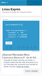 Mobile Screenshot of lineaexpress.wordpress.com