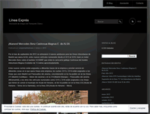 Tablet Screenshot of lineaexpress.wordpress.com