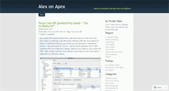 Desktop Screenshot of apexsutherland.wordpress.com