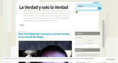 Desktop Screenshot of laverdadysololaverdad.wordpress.com