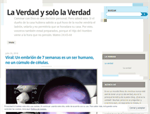 Tablet Screenshot of laverdadysololaverdad.wordpress.com