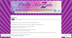 Desktop Screenshot of prettymozaic.wordpress.com