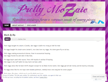 Tablet Screenshot of prettymozaic.wordpress.com