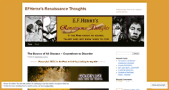 Desktop Screenshot of efherne.wordpress.com