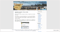 Desktop Screenshot of encontreseupacote.wordpress.com