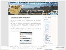Tablet Screenshot of encontreseupacote.wordpress.com